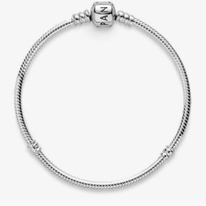 Pandora Sterling Silver Snake Chain Bracelet 7.5